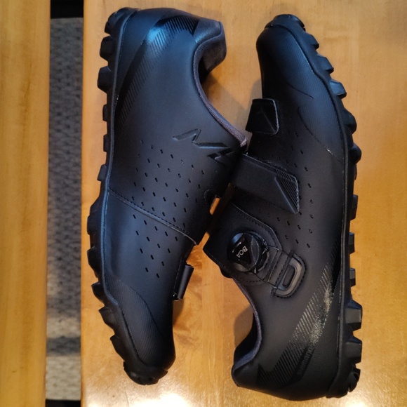 Shimano mens cycling shoes ME-400 size 44eu all black - Picture 6 of 14